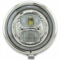 Preview: LED-Scheinwerfer "Pearl"  5-3/4"  Chrom  LED  M10 unten  Ø 155mm  Einsatz Ø 143 mm  E-geprüft