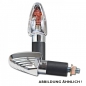 Preview: ZZMini Blinker "Arrow Grooved" klares Glas m.gelber Birne(paar)