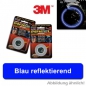 Preview: Felgenrandaufkleber blau reflektierend, bis18", 5mm breit, 6m Lang