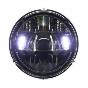 LED-Scheinwerfer "Area"  5-3/4",  Schwarz matt,  LED, M10 unten  Ø 155mm,  Einsatz Ø 143 mm,  E-geprüft