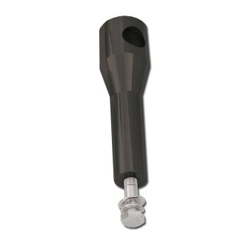 Lenkerhalter Alu Riser Zylinderform 15cm, schwarz, m.TÜV