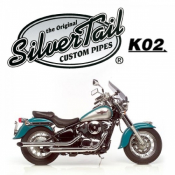 Silvertail K02 Auspuff Kawasaki VN 800 Classic
