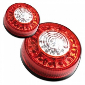 LED Rücklicht-Blinker-Kombi rund ATV/E-Bike/Motorrad