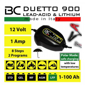 Batterieladegerät Universalgerät BC Duetto 900 12V 1,5A