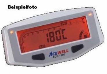 Multifunktionelles Digitalinstrument ACE-1100AC carbon, orange Beleuchtung