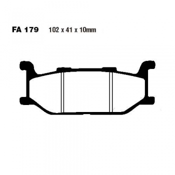 Bremsbeläge EBC FA179 standard vorne