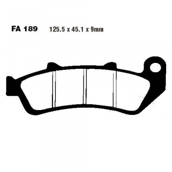 Bremsbeläge Honda CBR 1000 (Aramid FA189) hi/vo