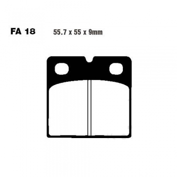 Bremsbeläge Benelli 900 (SinterFA18HH) vo
