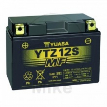 Batterie YTZ12S (MF-Yuasa) befüllt/geladen