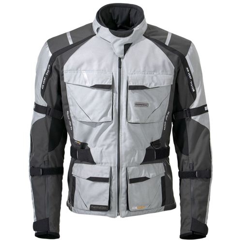 Motorradjacke Manhattan hellgr-anthr.