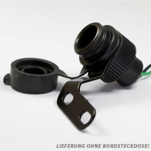 Bordsteckdosenhalter mit Befestigungsmaterial  für Bordsteckdose  Ø 28 mm