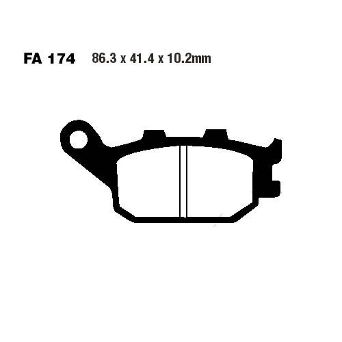 Bremsbeläge Honda CB 900 Bj.02-07 (Sinter FA174HH) hi