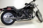 ZZSilvertail K02 Auspuff Harley-Davidson FLSTF Fat Boy Bj.04