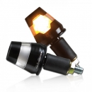 Lenkerendenblinker "Conic" alu, LED, schwarz, 7/8 + 1" und Alu-Lenker, E-geprüft