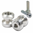 Bobbins Racingadapter MP M8(1,25) eloxiert silber