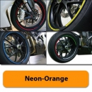 Felgenrandaufkleber "GP", neon-orange, 7 mm breit vorgeformt für 16-19" Felge
