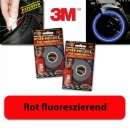 Felgenrandaufkleber rot fluoreszierend,-18", 5mm, 6m + Aufklebehilfe